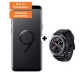 SAMSUNG Galaxy S9  & Samsung Galaxy Gear S3 frontier mit MD Flat Allnet Comfort für 21,99 Euro + einmalig 49,- Euro
