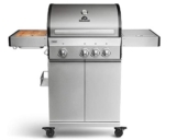 Burnhard 3-Brenner Gasgrill FRED Deluxe inkl. Infrarot-Keramikbrenner und Seitenkochfeld für 455,20 Euro