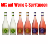 50% Rabatt auf ausgewählte Weine und Spirituosen bei Amazon!