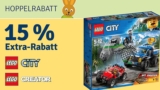 15% Extrarabatt auf Artikel der Marke LEGO City und LEGO Creator im myToys Onlineshop