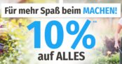 Nur noch heute: 10% Gutschein auf das komplette Sortiment bei GartenXXL – auch auf Sale