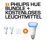 Bis 9 Uhr! Philips Hue E27 White and Color Ambiance Starter-Set mit 3 Leuchtmitteln für nur 99,- Euro inkl. Versand