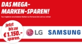 Mega Marken Sparen bei MediaMarkt mit vielen Angeboten der Marken LG, Samsung, DJI und Toshiba