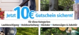 Nur noch heute: 10,- Euro Gutschein auf Laubbeseitigung, Holzbearbeitung, Häcksler und Kettensägen bei GartenXXL