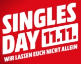 MediaMarkt Singlesday mit viele verschiedenen Technikangeboten + 11% bei Zahlung per Masterpass