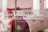 250,- Euro Rabatt auf nicht reduzierte Möbel im Mömax Onlineshop (1000,- Euro Mindestbestellwert)