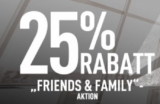 25% Rabatt auf über 2000 verschiedene Family & Friends Artikel im Reebok Onlineshop