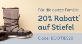 20% Rabatt auf alle Stiefel bei Mirapodo