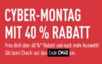 Reebok Cyber Monday mit 40% Rabatt auf nicht reduzierte Artikel