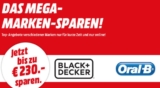 Mega-Marken-Sparen bei Mediamarkt: Angeboten von Black&Decker, Oral-B, Tefal und WMF