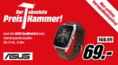 ASUS ZenWatch 2 Smart Watch Silikon, 115 mm, Silber/Braun für nur 69,- Euro inkl. Versand