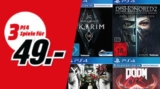 MediaMarkt: 3 Games (Xbox One, PS4, PC) für nur 49,- Euro
