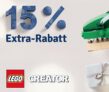 15% Rabatt auf Lego Creator Artikel im myToys Onlineshop