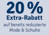20% Rabatt auf bereits reduzierte Mode und Schuhe für Kinder im myToys Onlineshop