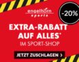 Letzter Tag! 20% Extra-Rabatt im Engelhorn Sport-Shop auf Alles!