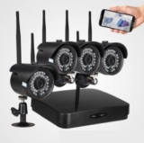 Splenssy WiFi 4CH 1080P HD Überwachungskamera-Set mit 4 Stück 1080P WiFi-Kameras für 95,99€