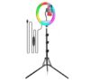 LAVKOW 12″ RGB Selfie Ringlicht mit Stativ für 15,99€