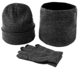 Aomiun 3 in1 Winter Schal Mütze Handschuhe Set aus Fleece für nur 13,49€