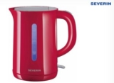 Severin Wasserkocher schnurlos WK 3414 Rot-Grau für nur 14,- Euro inkl. Versand!