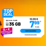 Die Sim.de Allnet Flat – z.B. 35 GB Allnet Tarif für 7,99€ mtl. oder Unlimited ab 14,99€ mtl.