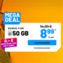 Die Sim.de Allnet Flat – z.B. 50 GB Allnet Tarif für 8,99€ mtl. oder Unlimited für 14,99€ mtl.