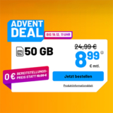Die Sim.de Allnet Flat – z.B. 50 GB Allnet Tarif für 8,99€ mtl. oder Unlimited für 19,99€ mtl.
