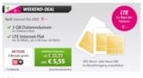 Sim-Only-Knaller!  Telekom Internet-Flat 3000 mit 3 GB LTE-Flat und 3 Monaten Bild+ für nur 5,55 Euro monatlich!