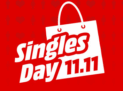 Nur bis 9:00 Uhr! MediaMarkt Singles Day mit unzähligen Angeboten und versandkostenfreier Lieferung!