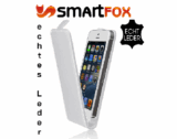 [EBAY.DE] Smartfox Ledertasche für Apple iPhone 5 – Weiß – inkl. 6 Displayschutzfolien für nur 5,95 Euro inkl. Versand