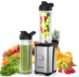 Homgeek Smoothie Maker mit 350 Watt und 2x600ml Tritan/BPA-freien Flaschen für nur 16,99 Euro