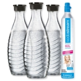 SodaStream Reservezylinder und 3 Glaskaraffen für nur 39,99€ inkl. Versand