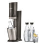 SODASTREAM Crystal 2.0 Wassersprudler mit 3 Glaskaraffen für nur 97,- Euro (statt 113,- Euro)