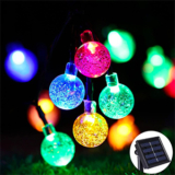 Tomshine Solar Outdoor Lichterkette (30 bunte LEDs, 5,6 Meter) für nur 7,99€ inkl. Prime-Versand