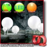[EBAY WOW! #2] LED Solar Gartenkugel mit Erdspieß in 15, 20, 25 oder 30cm Durchmesser für nur 9,99 Euro inkl. Versand