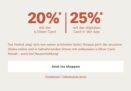 20% bzw. 25% Rabatt auf alles bei s.Oliver im Onlineshop