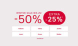 25% Extra-Rabatt auf Sale Artikel bei s.Oliver im Onlineshop