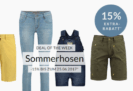 Engelhorn Weekly Deal mit 15% Extra-Rabatt auf alle Sommerhosen!