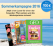 Nur noch heute! Zeitschriften-Sommerkampagne beim DPV mit vielen Abos – teilweise fast gratis!