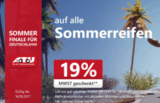 Ab heute bei A.T.U  19% Mehrwertsteuer geschenkt beim Kauf vielen Artikeln wie Dachboxen oder Sommerreifen