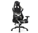 Songmics Gaming Bürostuhl RCG27BW mit Kopf- und Lendenkissen für nur 102,34 Euro