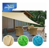 [QUELLE Q DES TAGES] Sonnensegel 3x3x3m in blau, grün oder beige für je nur 9,99 Euro inkl. Versand