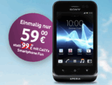 [VODAFONE] Sony Xperia tipo Smartphone (8,1 cm (3,2 Zoll) Touchscreen, 3,2 Megapixel Kamera, Android 4.0) für nur 59,- Euro inkl. Versand