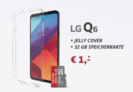 LG Q6 Smartphone mit Case und 32GB Speicherkarte + Smart Surf Telefónica Tarif für nur 9,99 Euro und einmalig 1,- Euro