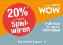 20% Rabatt auf fast alle Spielwaren bei Galeria Kaufhof