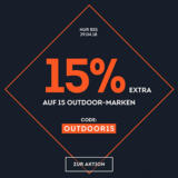 SportScheck: 15% Rabatt auf 15 Outdoor-Marken – z.B. The North Face oder Fjällräven