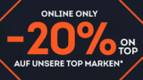 20% Rabatt auf verschiedene Topmarken bei SportScheck – z.B. Adidas, Nike oder The North Face