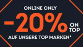 20% Rabatt auf verschiedene Topmarken bei SportScheck – z.B. Adidas, Nike oder The North Face