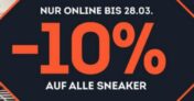 Letzter Tag: 10% Rabatt auf alle Sneaker im SportScheck Onlineshop