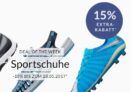 Engelhorn Sports Weeklydeal mit 15% Rabatt auf ausgewählte Sportschuhe und 5,- Euro Gutschein