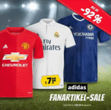 SportSpar: Großer Adidas Fanartikel Sale mit bis zu 92% Rabatt – Trikots, Hosen uvm. ab 6,99 Euro